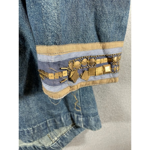 Indigo Moon Jacket‎ Womens Denim 1X - Picture 10 of 11